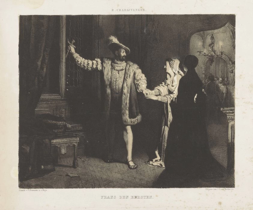 Episodio della vita di Frans I Frans den Eersteen - Rijks Museum, Ansterdam